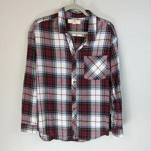 THREAD AND SUPPLY Plaid Flannel Button Down Shirt Size S